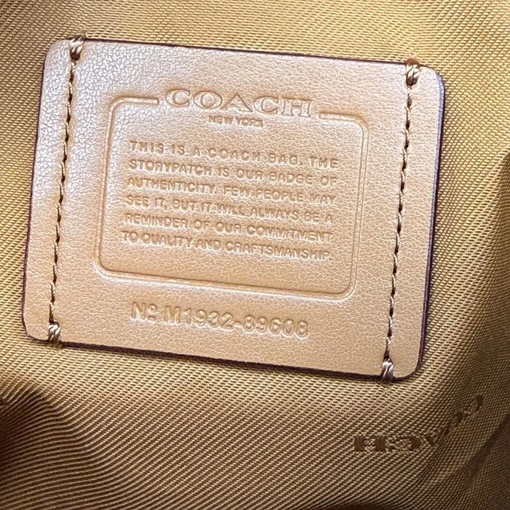 Coach Multicolor Stripe Shoulder Bag
